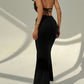 Sexy Metallic Decor Strapless Cami Dress Summer