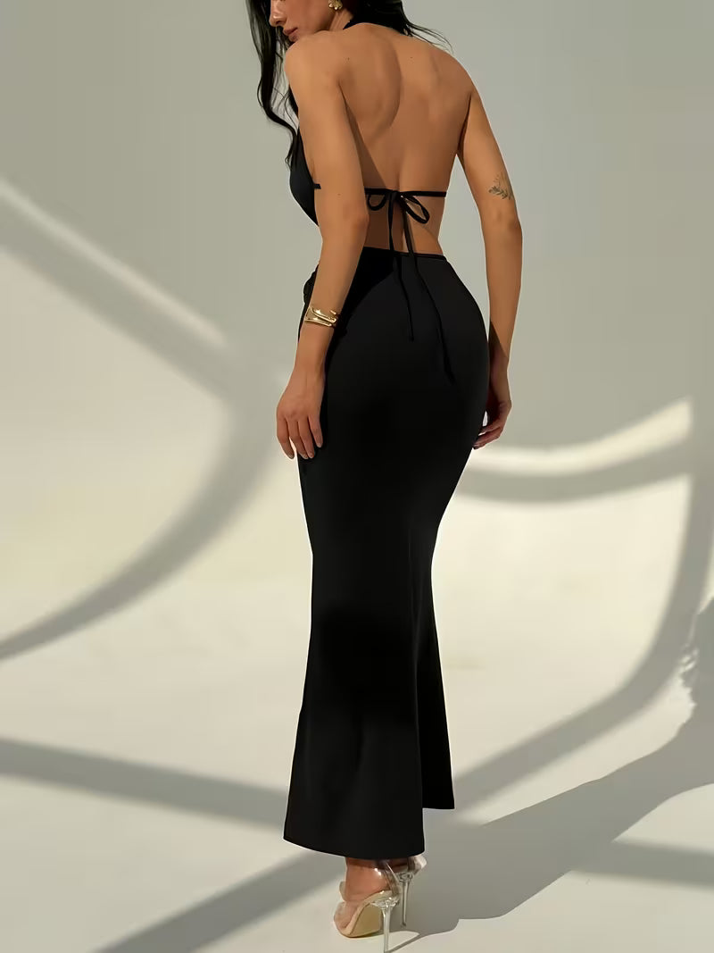 Sexy Metallic Decor Strapless Cami Dress Summer