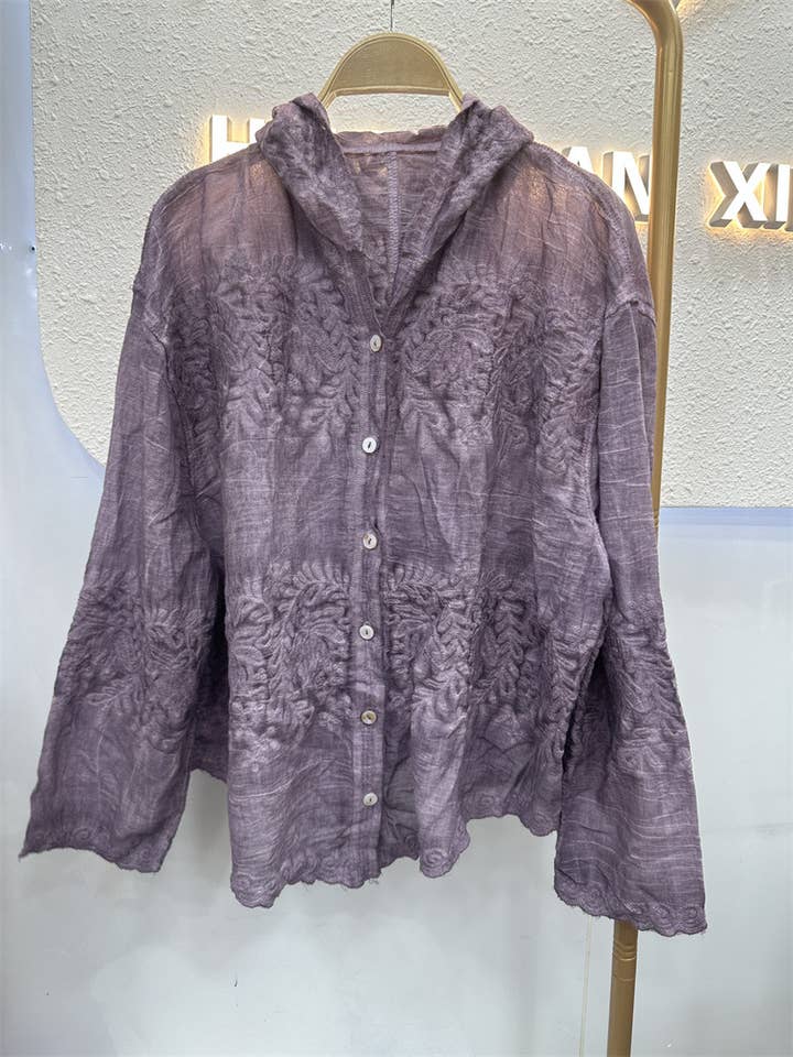 Embroidered Lace Blouse