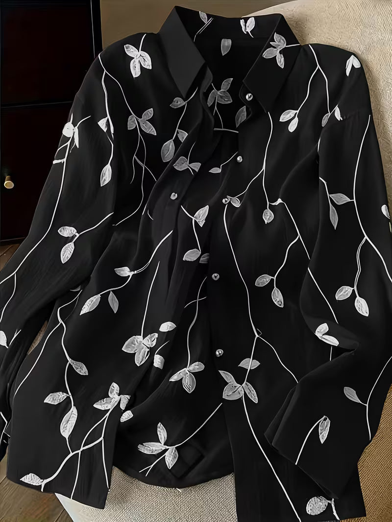 025 Summer New Chiffon Cardigan, New Chinese Style Shirt, Women's Blouse, Versatile Outerwear, Stylish and Versatile Top