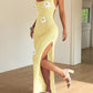 Women'S Hot Hollow-Out Imitation Crochet Vacation Style 3D Crochet Flower Decor Dress