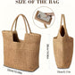 3pcs Women's Fashionable Beach Set, Sun Hat, Beach Hat, Beach Bag, Handbag, Earrings, Suitable for Outdoor Beach T