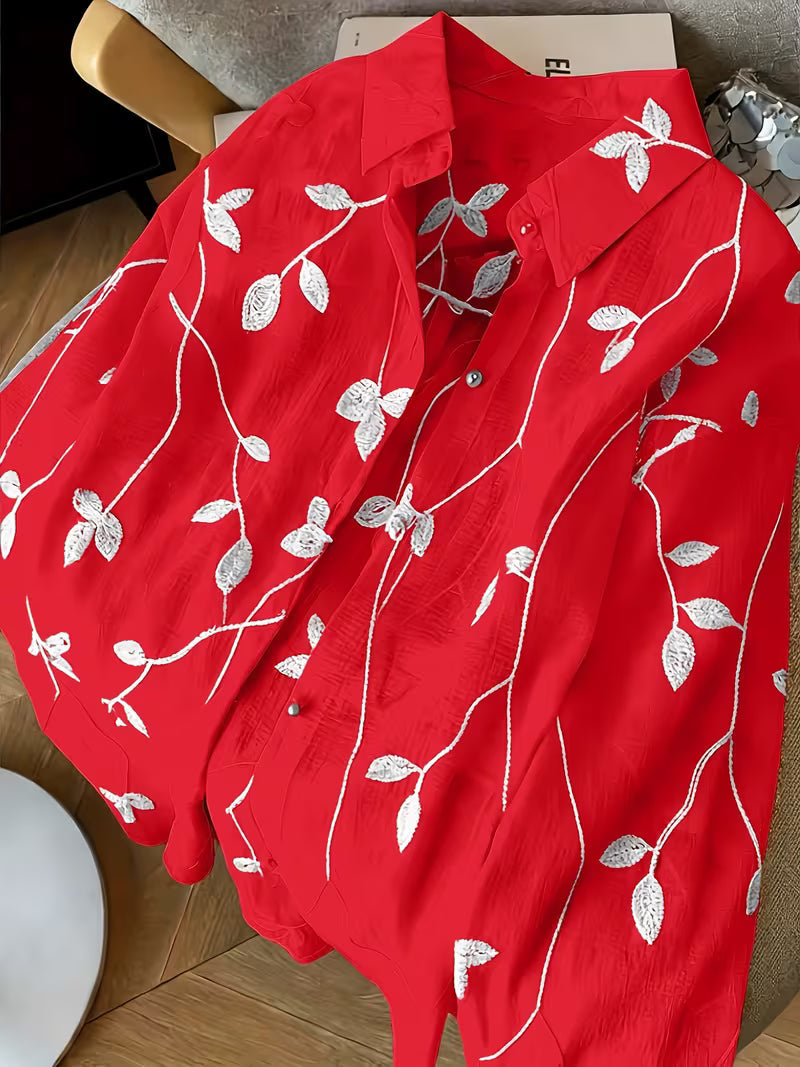 025 Summer New Chiffon Cardigan, New Chinese Style Shirt, Women's Blouse, Versatile Outerwear, Stylish and Versatile Top