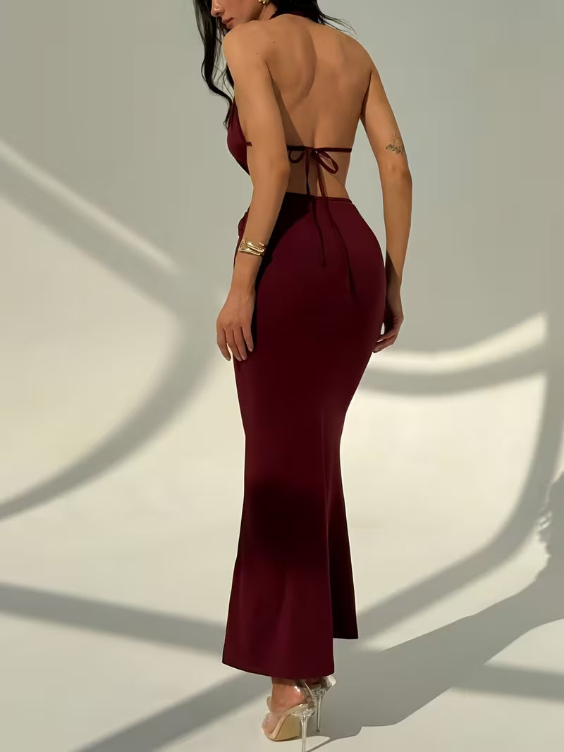 Sexy Metallic Decor Strapless Cami Dress Summer