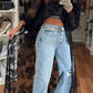 Ladies' Fashion Elegant Lace Long Top