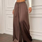 Elegant Wide-Leg Floor-Length Pants