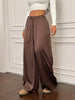 Elegant Wide-Leg Floor-Length Pants