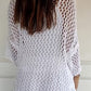 Women's Loose Hollow-Out Star Cover-Up, Round Neck Shirt, Summer Swimwear Cover-Up