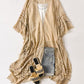 Elegant Solid-Colored Bohemian Cardigan, Super Versatile for Casual Attire