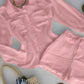 Women'S Solid Color Shirt Shorts Set