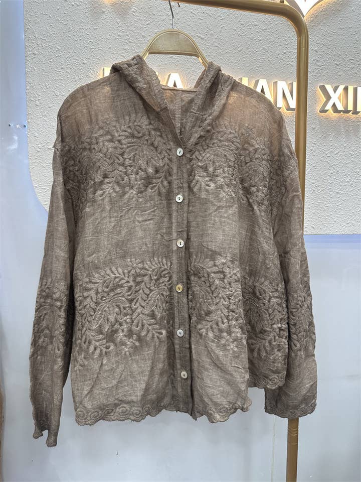 Embroidered Lace Blouse